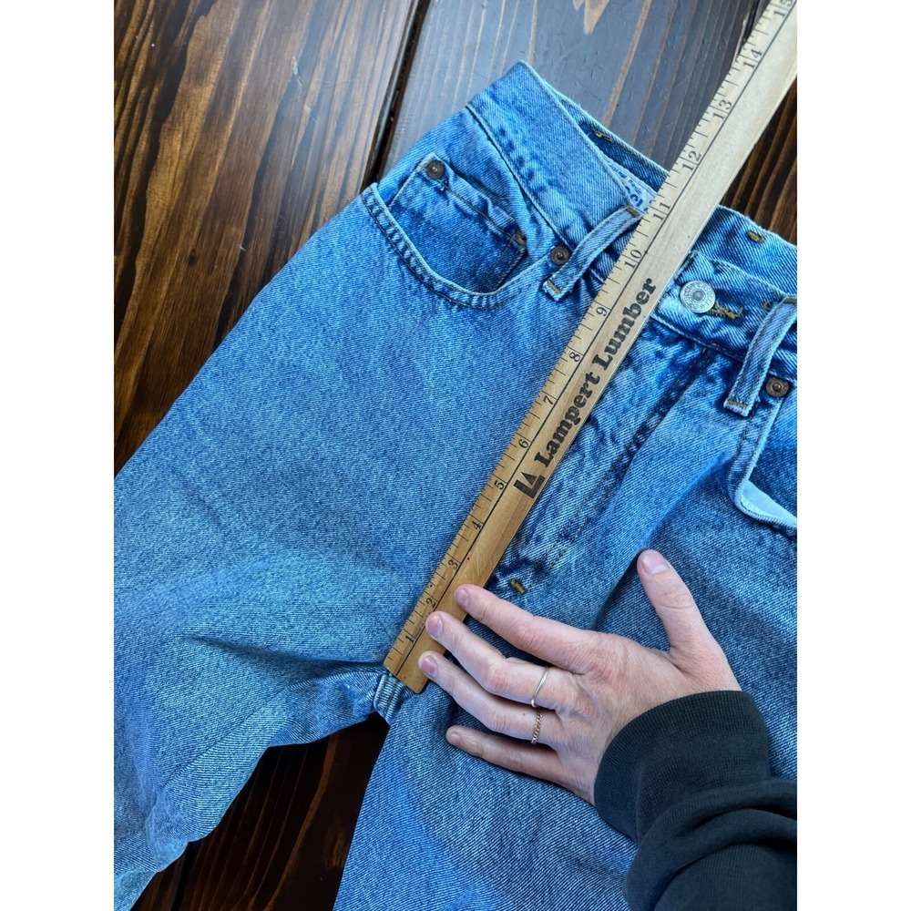 CASUCCI Jeans Womens 24 Blue Denim Vintage Rigid Denim Ankle Cuts - Picture 10 of 14